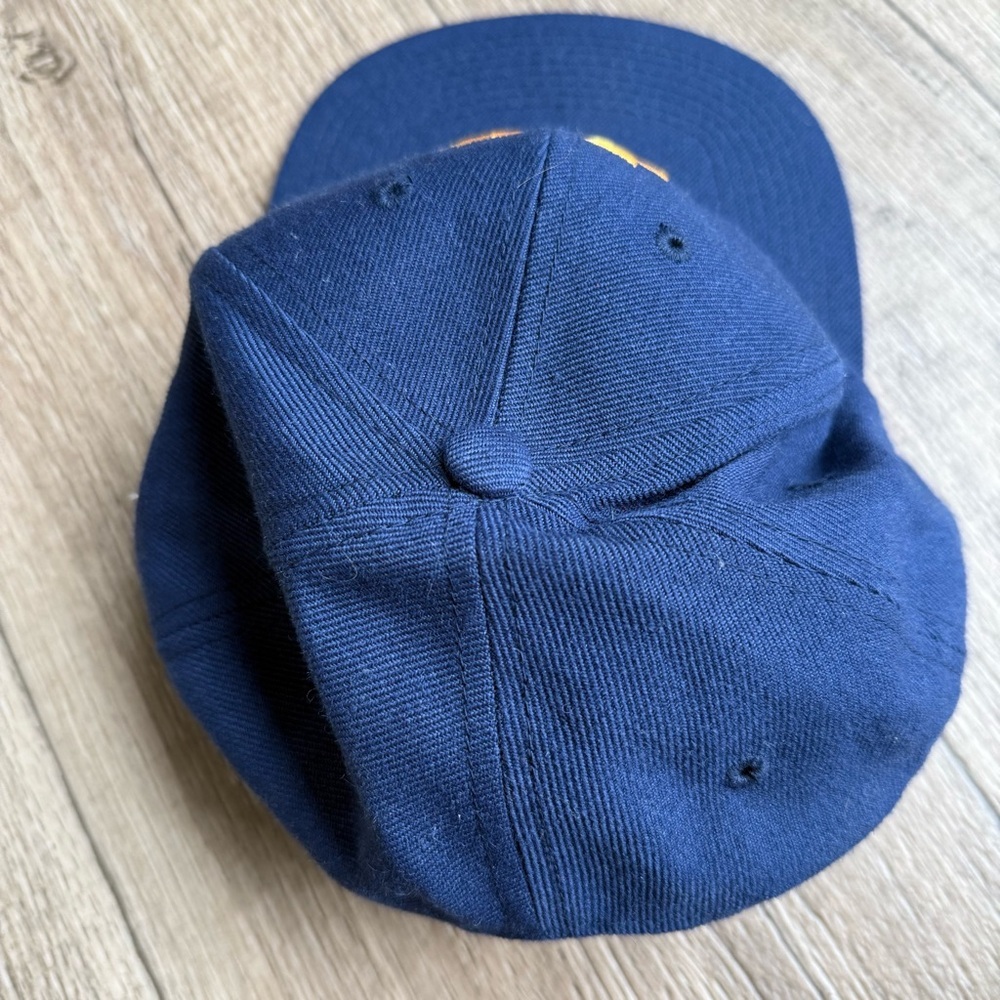 Sports Specialties vintage wool blend Notre Dame Fightin Irish SnapBack hat blue - Picture 8 of 11